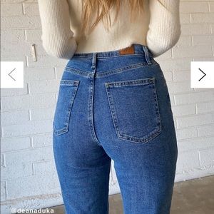 BDG high waisted longline girlfriend jeans